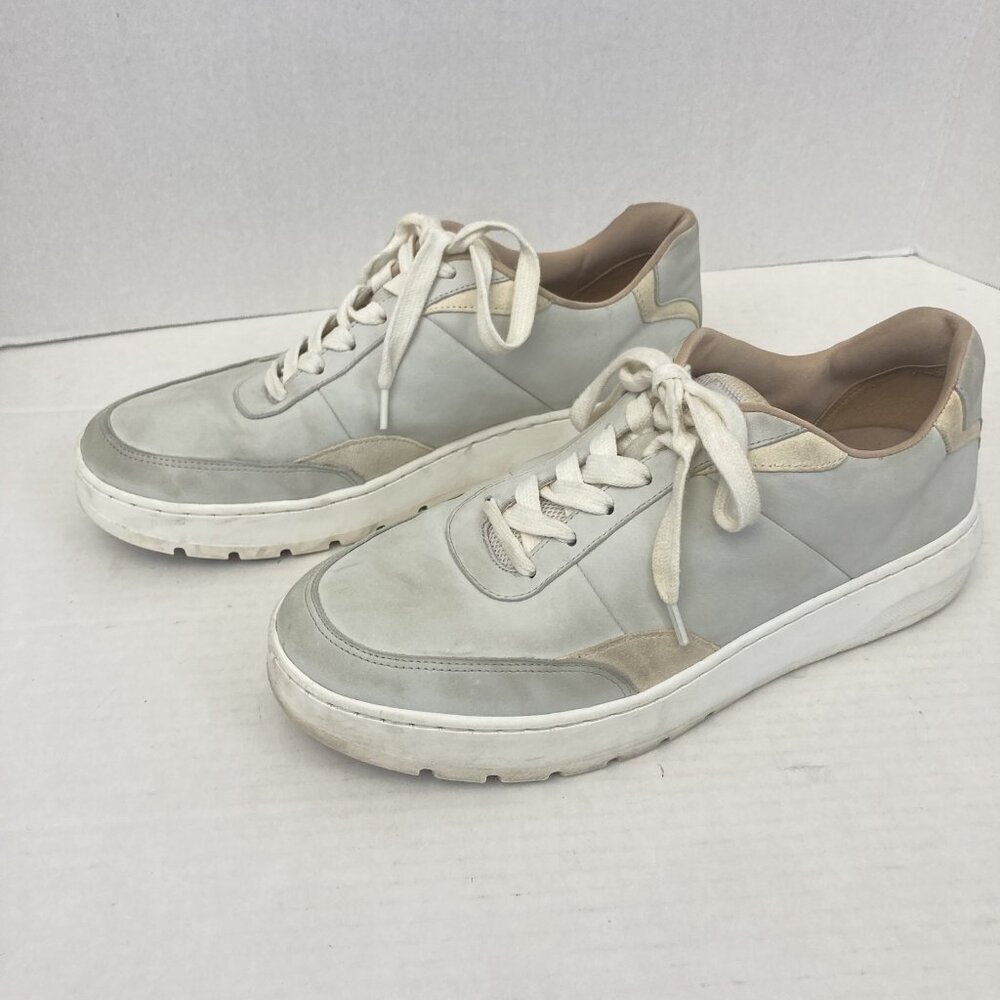 Vionic Elsa Shoes Womens Size 9 Light Gray Leather Comfort Sneakers Casual Low - Picture 6 of 16